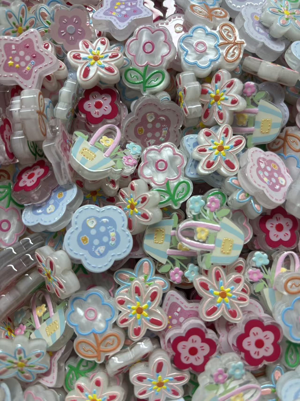 DIY oil acrylic through hole