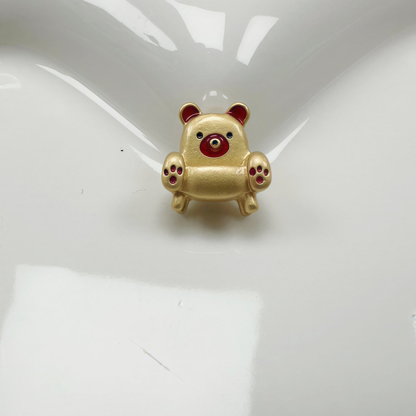 12pcs Color 3D Bear Sofa Paint Alloy DIY Jewelry Accessories