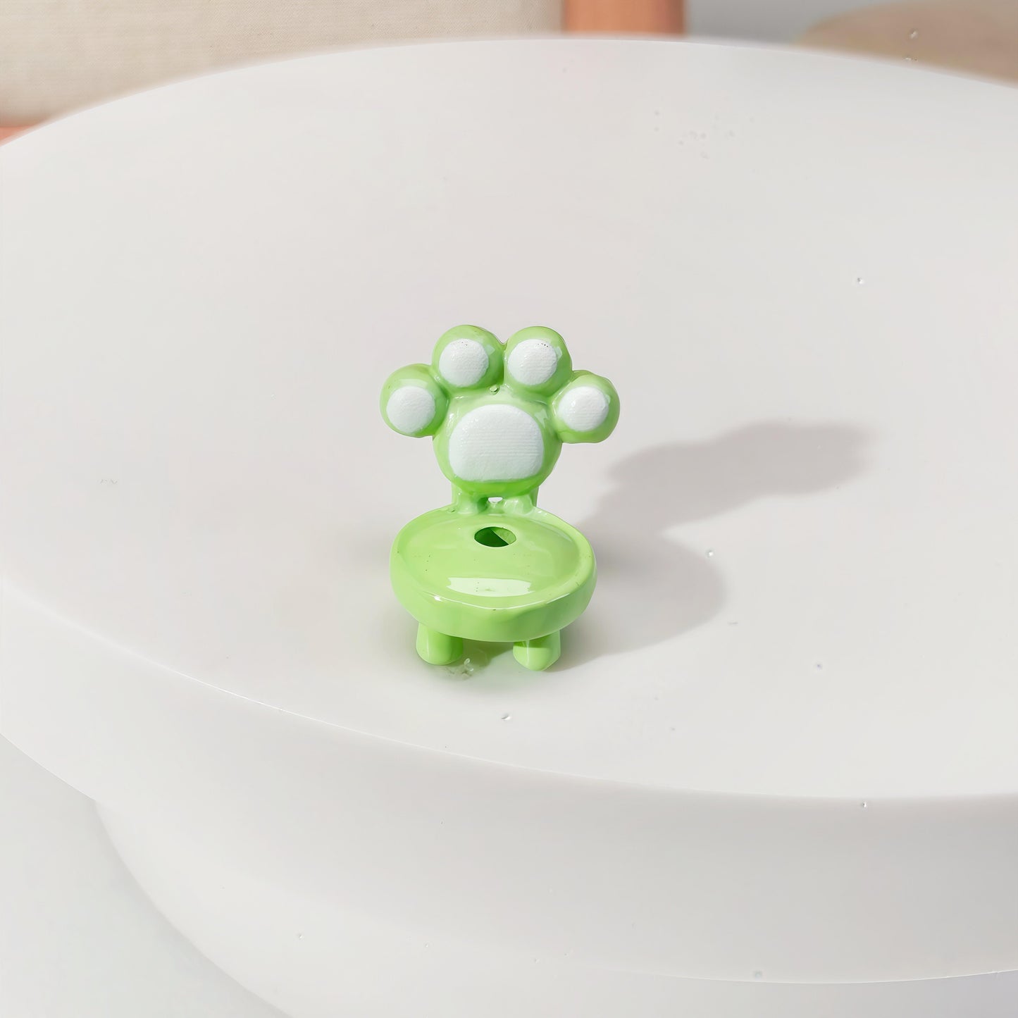 5$ 12pcs Cute Cat Claw Chair Color Paint Alloy Furniture Phone Chain Bag Hanging DIY Accessories