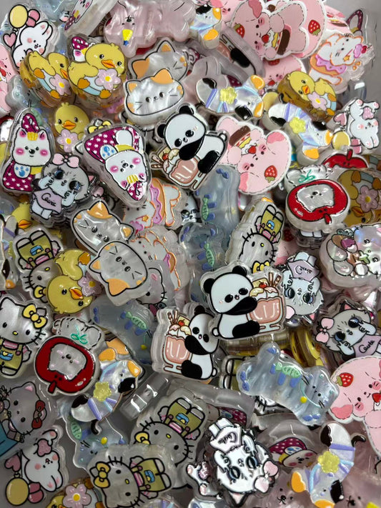 DIY oil acrylic through hole