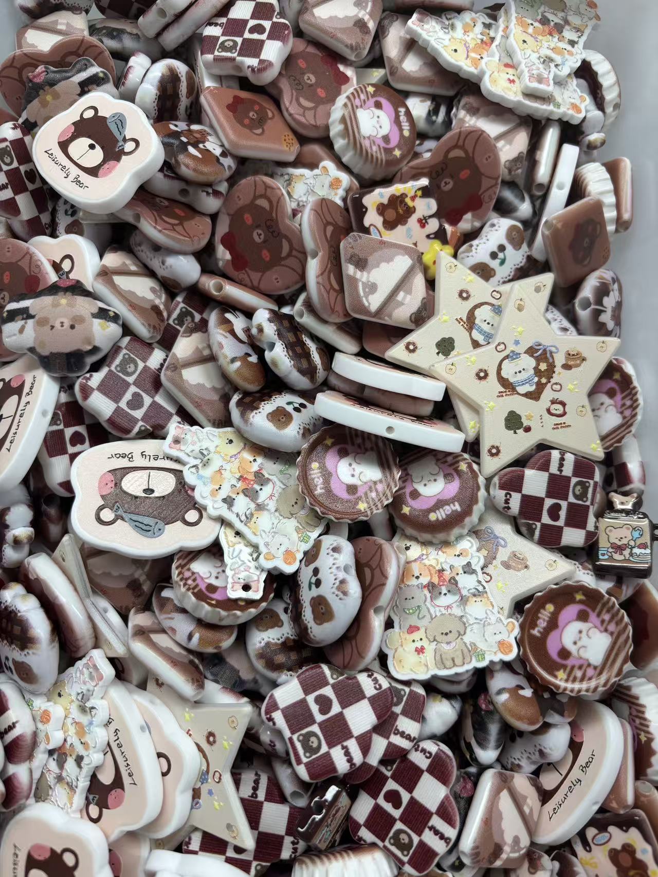 DIY oil acrylic through hole