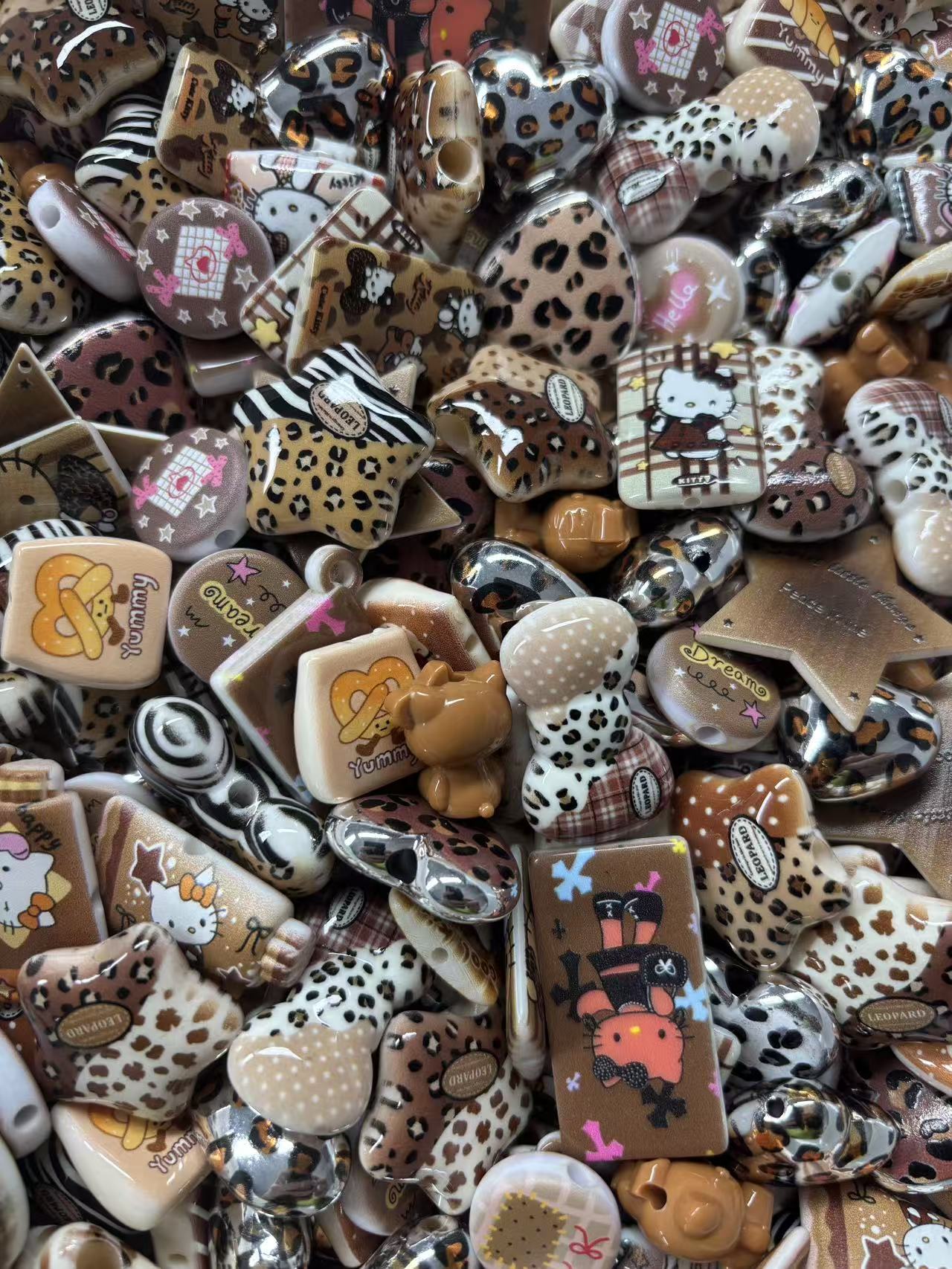 DIY oil acrylic through hole