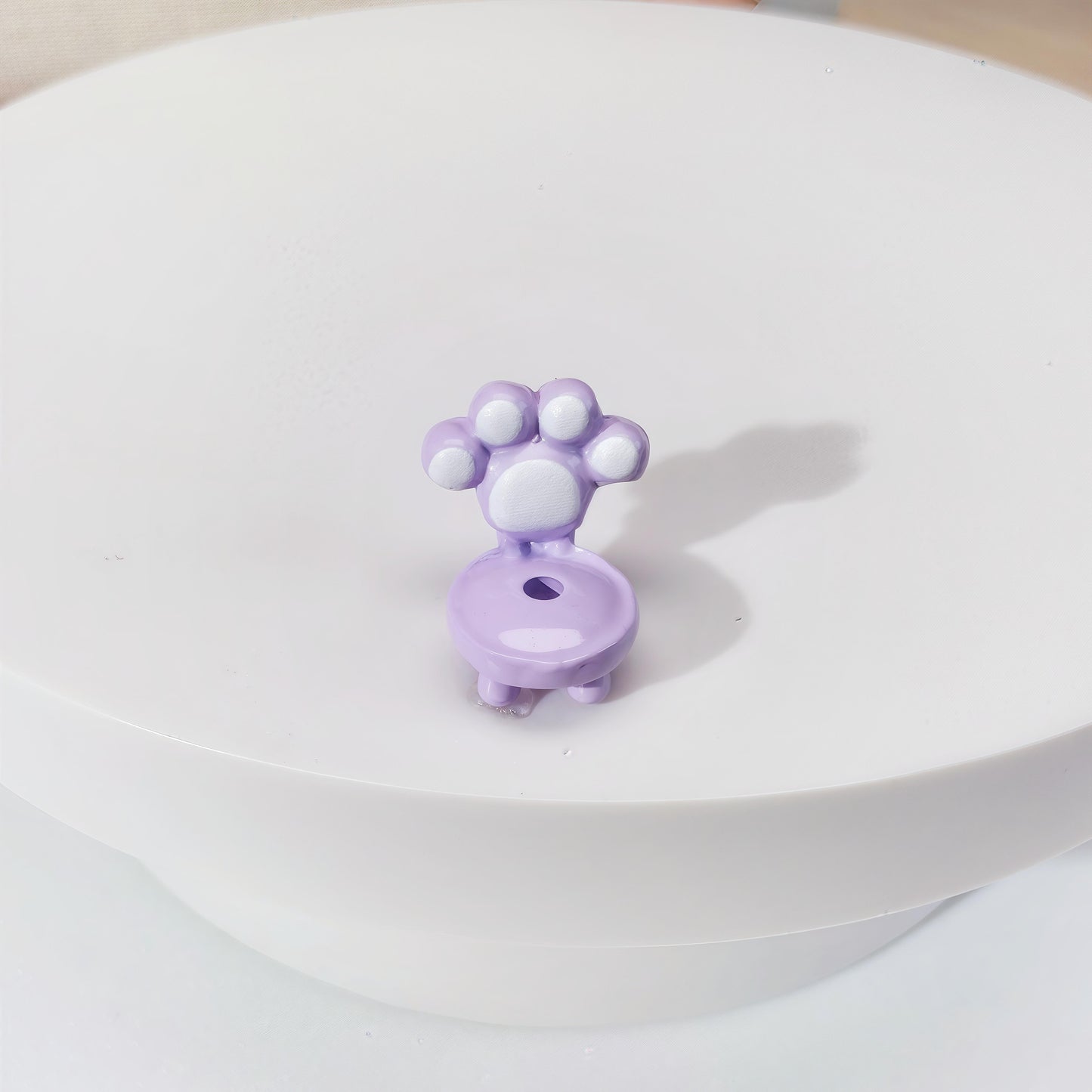 5$ 12pcs Cute Cat Claw Chair Color Paint Alloy Furniture Phone Chain Bag Hanging DIY Accessories