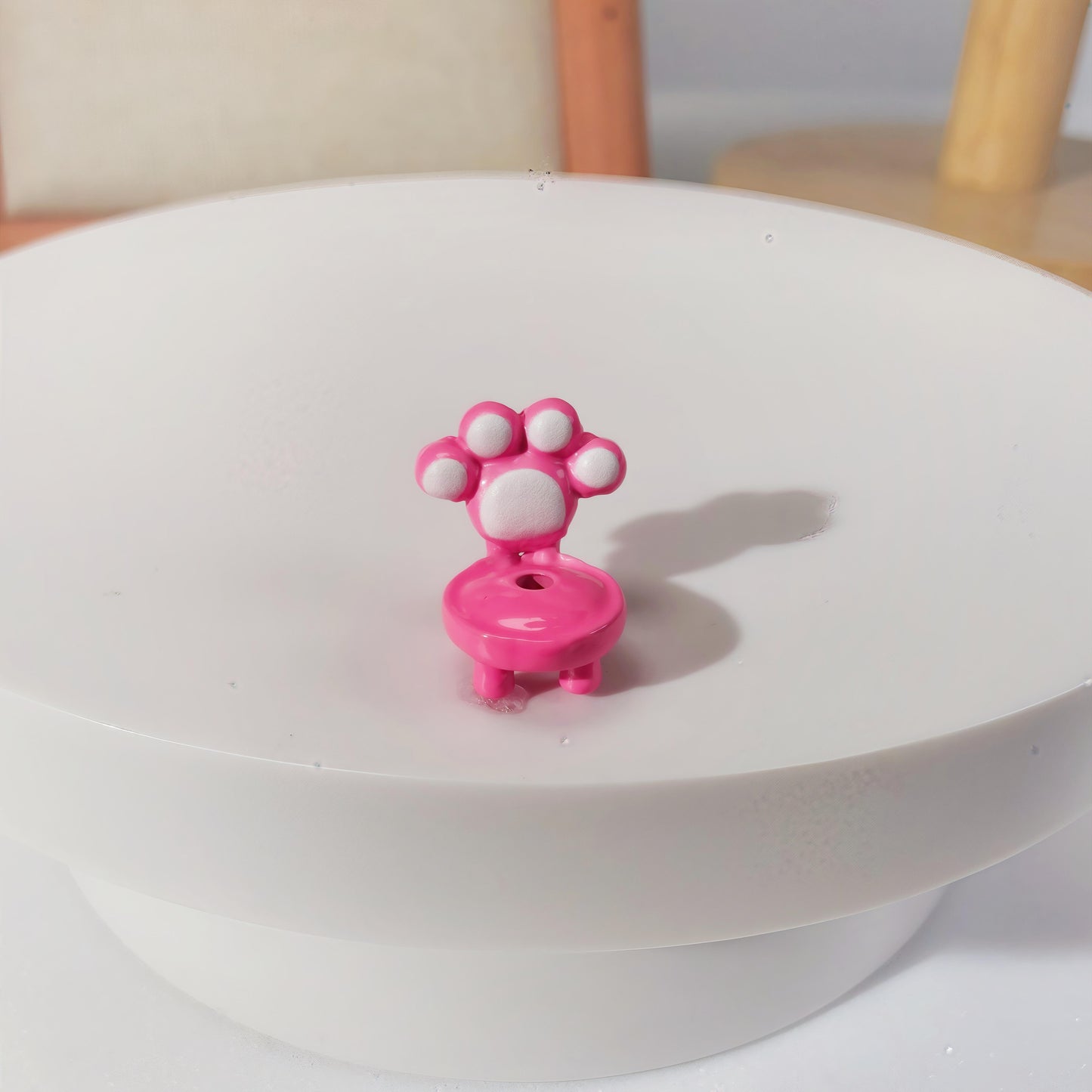 5$ 12pcs Cute Cat Claw Chair Color Paint Alloy Furniture Phone Chain Bag Hanging DIY Accessories