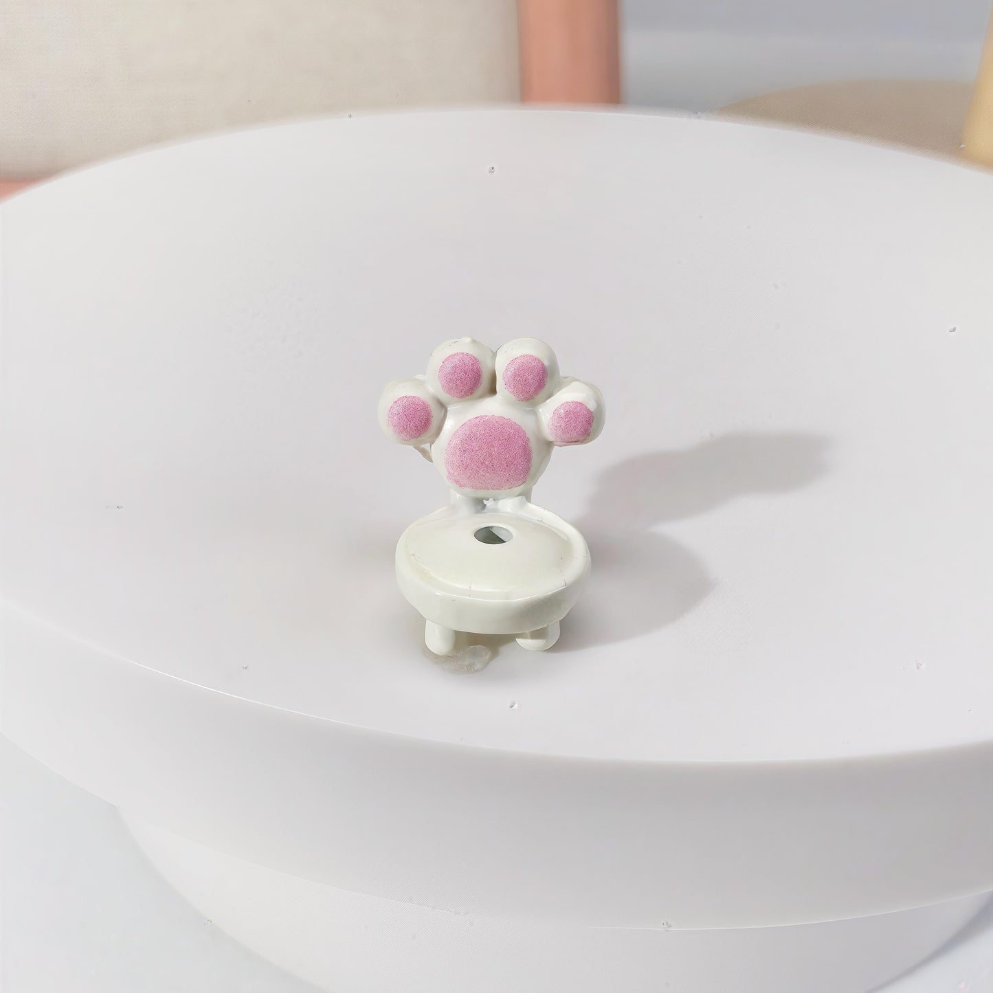 5$ 12pcs Cute Cat Claw Chair Color Paint Alloy Furniture Phone Chain Bag Hanging DIY Accessories